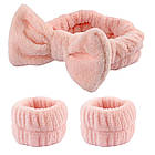 Косметична пов'язка та напульсники для вмивання Powder, фото 2