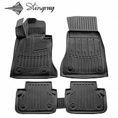 Килимки Stingray 3D 5 шт  поліуретан для BMW 5 серія G30/31 2017-2024 рр