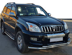 Передня дуга ST014 нерж. 60/42 мм для Toyota Land Cruiser Prado 120