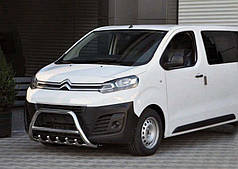 Кенгурятник WT003 нерж для Citroen SpaceTourer 2017-2024 рр