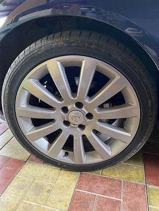 Ковпачки на диски 64/61мм сірі 4 шт для Тюнінг Opel, фото 2