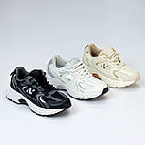 Бежеві міксові текстильні повітропроникні жіночі кросівки прогулянкові та в спортзал взуття жіноче, фото 10