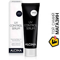 Сыворотка Alcina Сыворотка для лица ALCINA UV Control Serum от морщин и пигментных пятен SPF 25 и Q10 50мл,