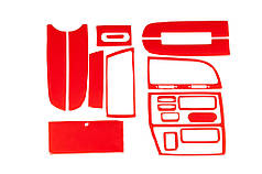 Накладки на панель червоний колір для Citroen Xantia