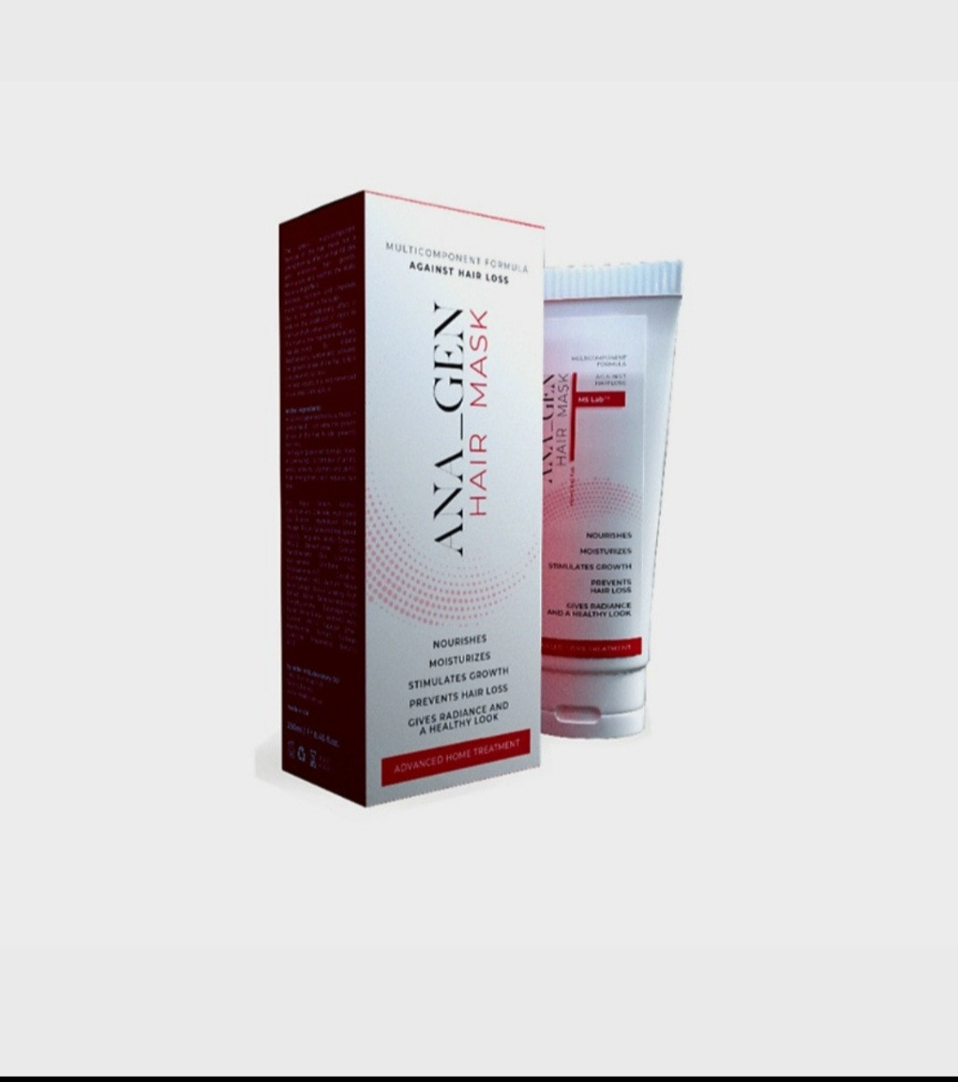 Інтенсивна мультикомпонентна маска проти випадіння волосся ANA_GEN HAIR MASK, MS Laboratory, 250мл