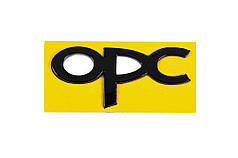 Емблема OPC 36мм на 85 мм Чорний для Тюнінг Opel