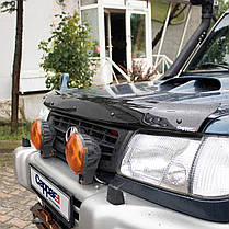 Дефлектор капота Eurocap для Hyundai Galloper 1997-2003 рр, фото 3