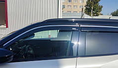 Вітровики з хромом 4 шт  Niken для Peugeot 2008 2019-2024 рр