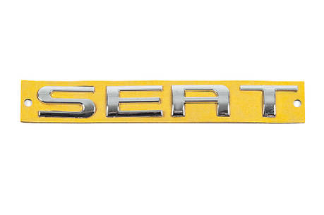 Напис Seat 6K0853687T 140мм на 17мм для Тюнінг Seat, фото 2