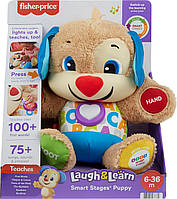 М'яка іграшка Fisher-Price Розумне Цуценя смійся та вчись Laugh & Learn Smart Stages Puppy
