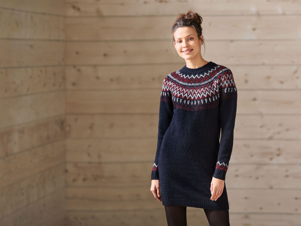 Якісний, теплий жіночий светр, туніка Норвежський стиль від Esmara®, Німеччина, S-M