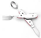 ТУРИСТИЧНИЙ НАБІР СКЛАДНИЙ (МУЛЬТИТУЛ) 6 В 1 (ЛОЖКА, ВИЛКА, НІЖ, ВІДКРИВАЛКА, ШТОПОР), фото 2