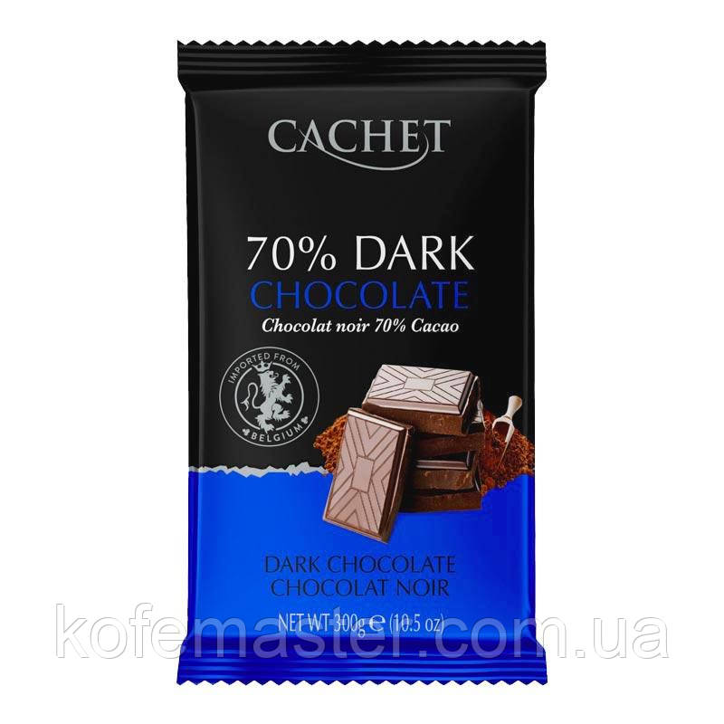 Шоколад чорний Cachet 70% какао 300 г