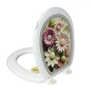 М'яка кришка для туалету FLOWERS Sanpreis