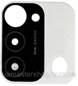 Скло камери Tecno Spark 8C KG5n/Spark Go 2022 KG5m без рамки сріблясте, фото 1