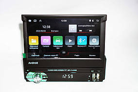 Автомагнитола Мультимедийно-навигационная система Android1din 9706 7" Экран 4Ядра 1Gb Ram GPS WiFi