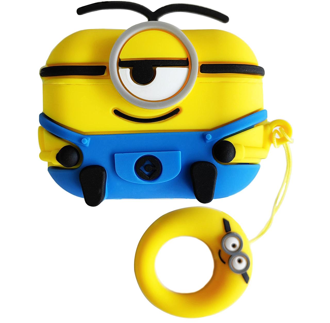 Чохол силіконовий Alitek для навушників Apple AirPods 3 Міньйон Yellow