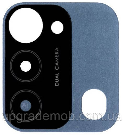 Скло камери Tecno Spark 8C KG5n/Spark Go 2022 KG5m без рамки синє, фото 1