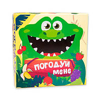 Настольная игра Покорми меня - крокодил развивающий украинский язык Strateg (30379) 30379
