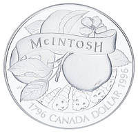 Канада 1$ 1996 Срібло Proof Apple Mackintosh
