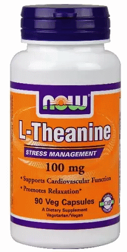 L-Тіанін Now Foods L-Theanine 100 mg 90 vcaps