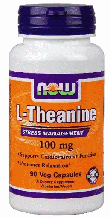 L-Тіанін Now Foods L-Theanine 100 mg 90 vcaps