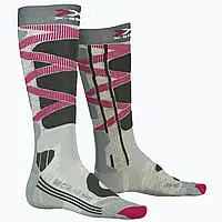 Лижні шкарпетки X-Socks Ski Control 4.0 W Grey Melange Charcoal розмір 35-36