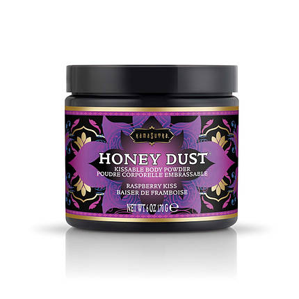 Їстівна пудра Kamasutra Honey Dust Raspberry 170ml, фото 2