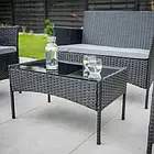 Комплект садових меблів PATIO Edwige 47209 чорного кольору, фото 7