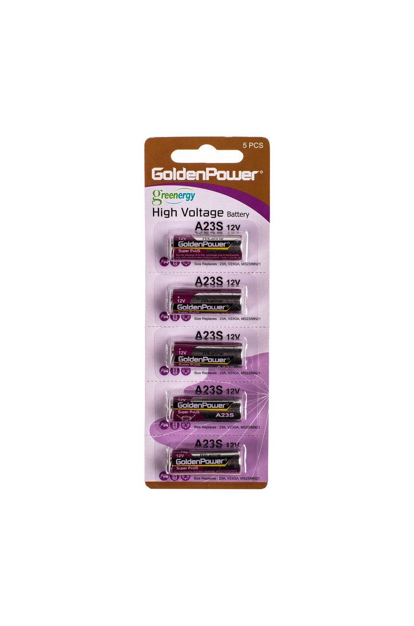 Батарейка GOLDEN POWER "Super Plus" Alkaline 12V A23S - фото 2 - id-p372496673