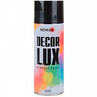 Краска черная глянцевая 450мл акриловая Decor Lux NOWAX ( ) NX48010-NOWAX