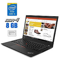 Ультрабук Lenovo ThinkPad T490s / 14" (1920x1080) IPS / Intel Core i5-8265U (4 (8) ядра по 1.6 | всё для тебя