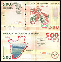 Burundi Бурунди - 500 Francs 2018 UNC