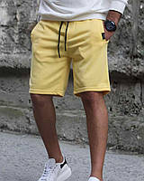 Чоловічі жовті трикотажні шорти по коліно, Туреччина