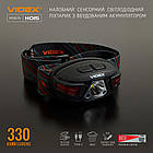 Налобний світлодіодний ліхтарик Videx VLF-H015 330Lm 5000K 26563, фото 4