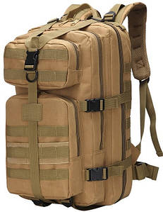 Тактичний штурмовий рюкзак 35 L 50х28х25 см Combat Койот (2000002733409)