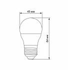 LED лампа Videx G45e 3.5W E27 3000K VL-G45e-35273 23501, фото 4