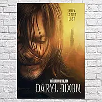 Плакат "Ходячі мерці: Деріл Діксон, Walking Dead: Daryl Dixon", 60×43см