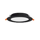 LED світильник Back вбудований круглий VIDEX 15W 5000K Black, фото 3