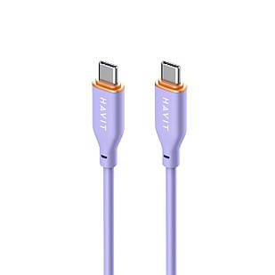 Кабель Type-C to Type-C Havit HV-CB603 PD60W 3A 1.2м гипереластичный 27824