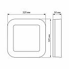 LED світильник ART IP65 квадратний VIDEX 30W 5000K, фото 4