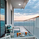 LED світильник з датчиком ІЧ IP54 круглий VIDEX 12W 5000K сенсорний білий, фото 4