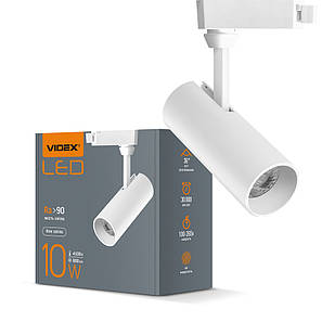 LED светильник трековый Videx 10W 4100K белый VL-TR04-104W 25914