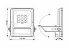 LED прожектор автономний Videx 600Lm 5000K VL-FSO-205 25742, фото 8