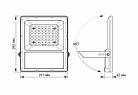 LED прожектор автономний Videx 2800Lm 5000K VL-FSO-1005 25743, фото 6