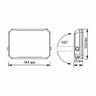 LED прожектор Videx F3 30W 5000K 220V Black VLE-F3-0305B 27714, фото 7
