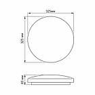LED світильник настінно-стельовий TITANUM 24W 5000K  Криві лінії, фото 3