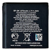 Акумулятор Nokia BP-6M оригінал Китай 3250 6151 6233 6280 6288 9300 9300i N73 N73 Music N77 N93