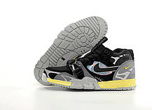 Чоловічі кросівки Nike Air Trainer 1 SP Dark Smoke Grey Найк Аір Трейнер замш текстиль рефлектив демісезон, фото 5