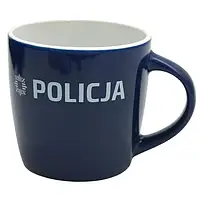Чашка "Policja" 330 мл - Темно-синя